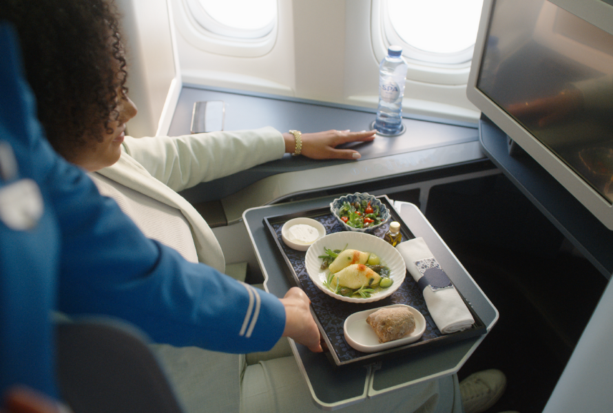 Pre-order your meals in KLM World Business Class
