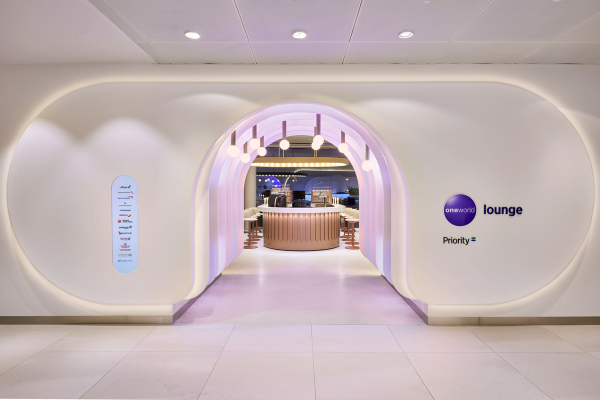 New oneworld lounge at Schiphol Airport