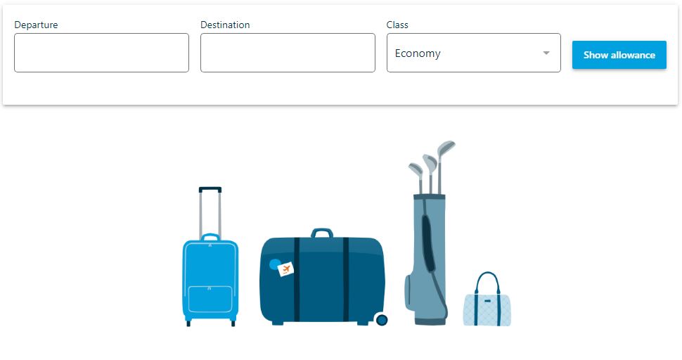 KLM Tool bagagevrijstelling